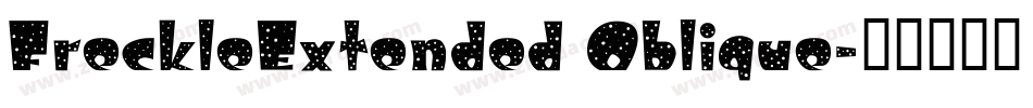 FreckleExtended Oblique字体转换